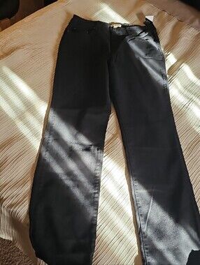 All Worthy by Hunter McGrady Black Wide-Leg Jeans